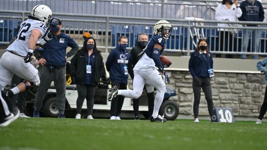 King, Ebiketie stand out at Nittany Lions' spring practice taken in University Park, Pa.  (Penn State)